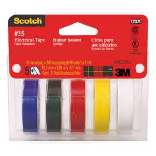 3m Company 10457 5PK 1/2x240 Elec Tape