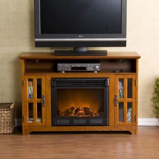 Reeves Mission Oak Electric Fireplace